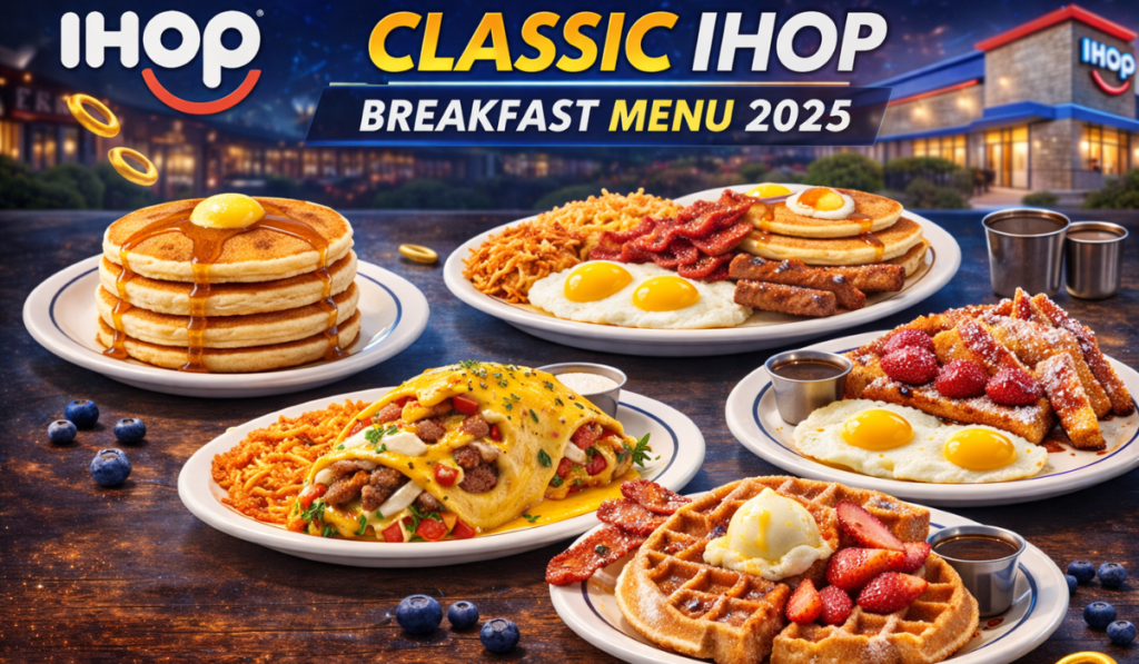 Classic IHOP Breakfast Menu 2025