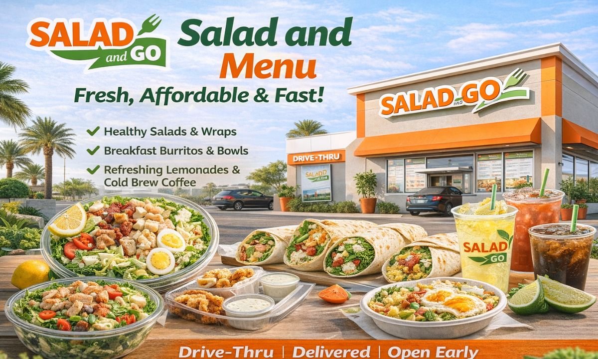 Salad and Go Menu