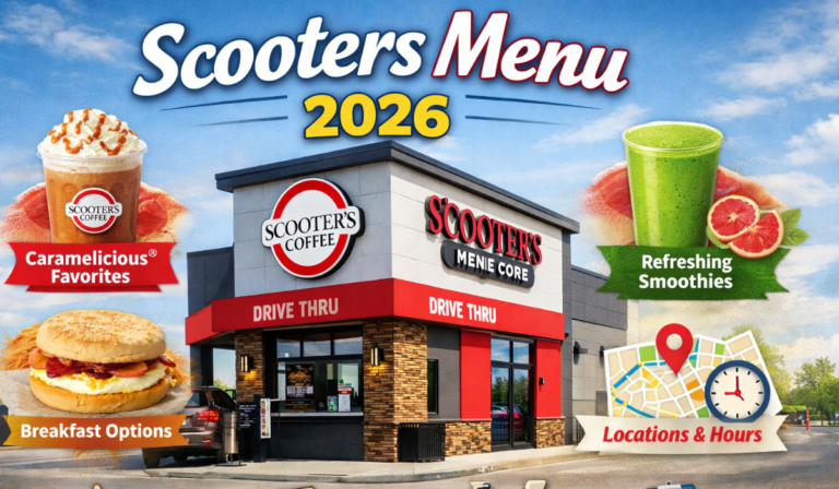 Scooters Menu