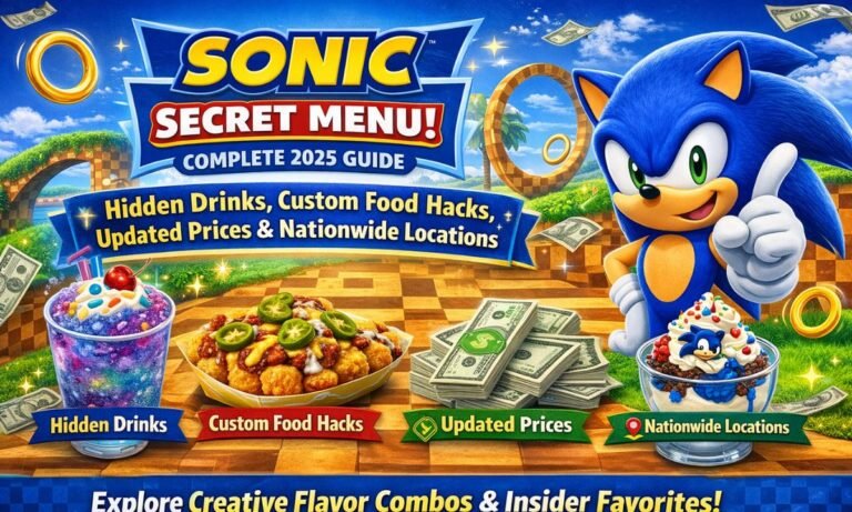 Sonic Secret Menu