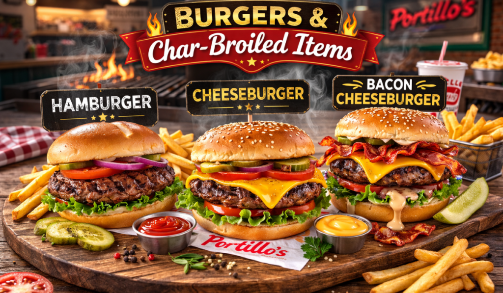 Burgers & Char-Broiled Items