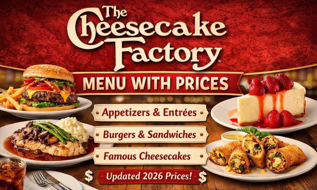 Cheesecake Factory Menu With Prices