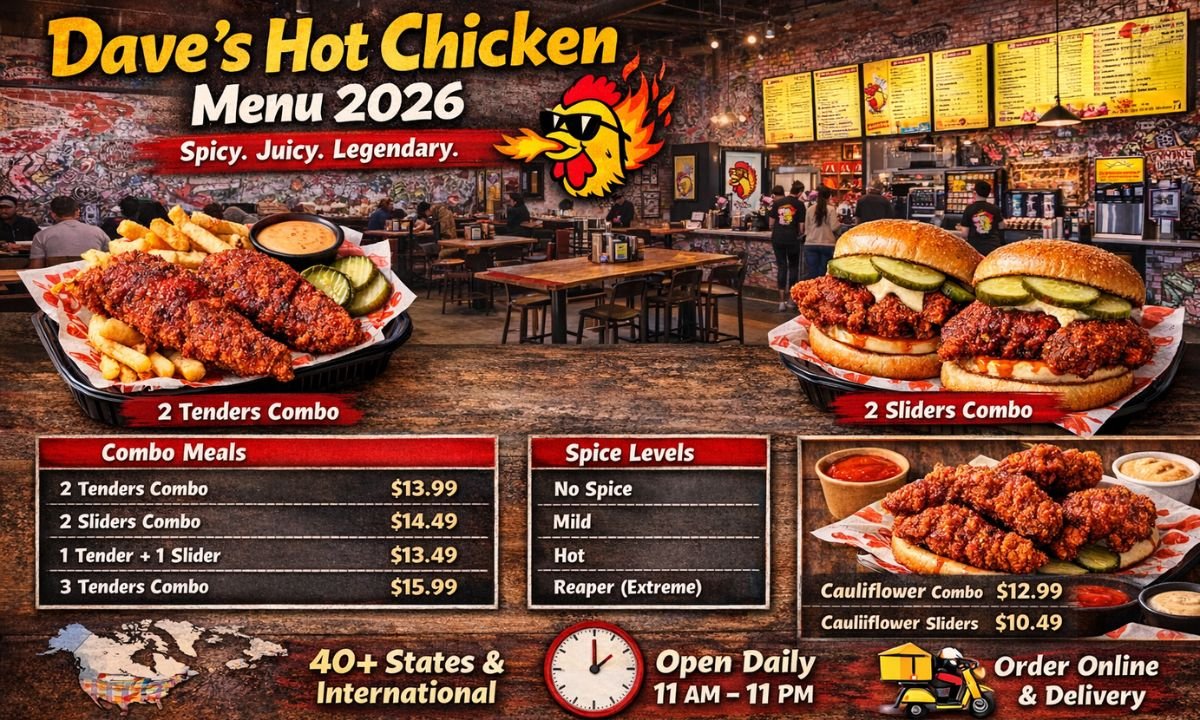 Dave’s Hot Chicken Menu