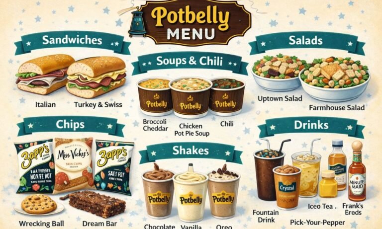 Potbelly Menu