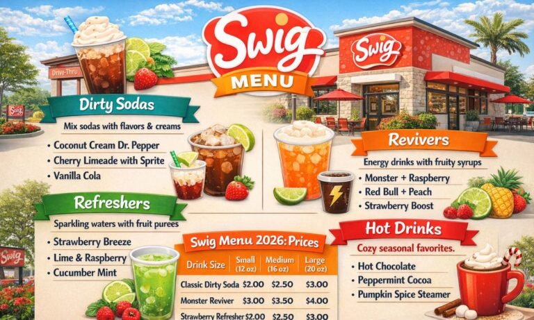 Swig Menu: A Refreshing Experience for Soda Lovers