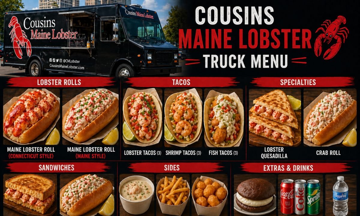 Cousins Maine Lobster Truck Menu 2026 Guide