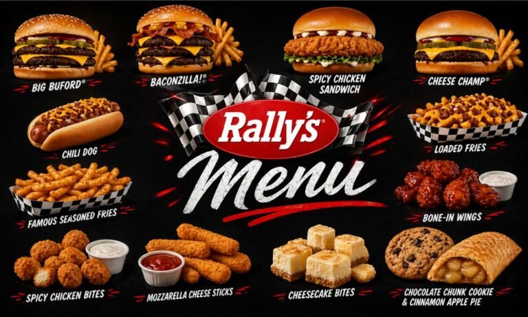 Rally’s Menu 2026 Complete Guide to Food, Prices & Portions