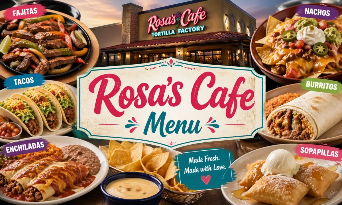 Rosas Cafe Menu 2026 with Updated Prices & Portions