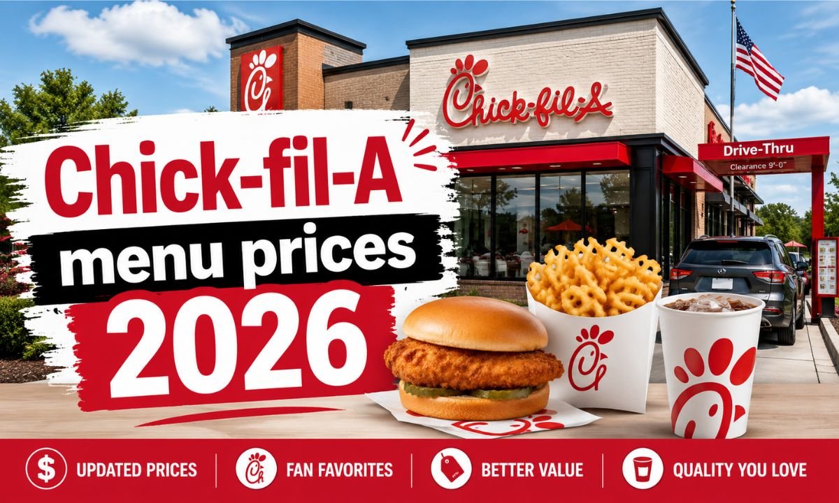 Chick-fil-A menu prices 2026 Full Menu, Hours & Delivery