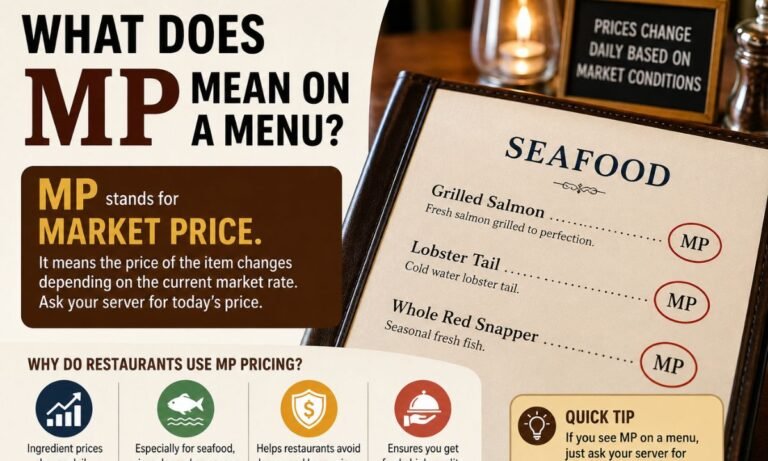 What Does MP Mean on a Menu? 2026 Guide for Restaurant Shoppers