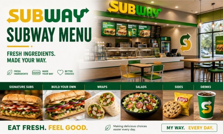 Subway menu 2026 Guide With Prices, Hours & Ordering Tips