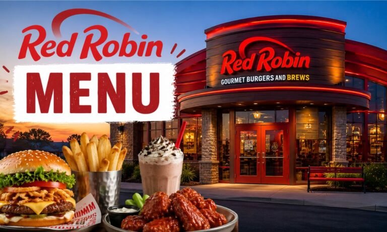 Red Robin Menu 2026 Guide Prices, Hours, and Popular Dishes