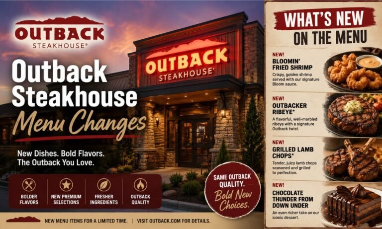 Outback Steakhouse Menu Changes 2026: New Items, Prices & Hours