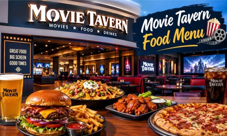 Movie Tavern Food Menu 2026 Prices, Dishes & Hours
